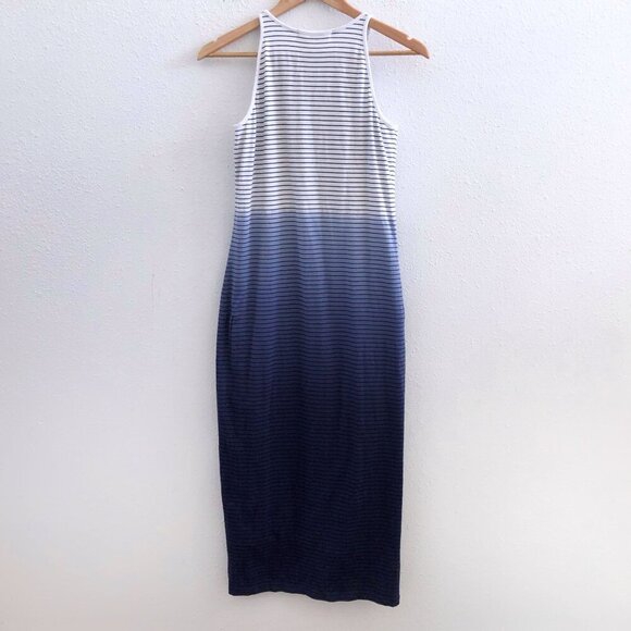 ATHLETA Sleeveless Striped Ombre Maxi Dress Small Size - Picture 2 of 9